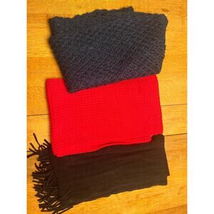 Bundle of 3 winter scarves